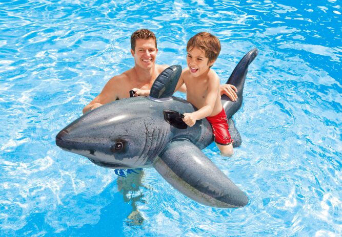 Intex Φουσκωτό Great White Shark Ride-On (57525NP) (1)