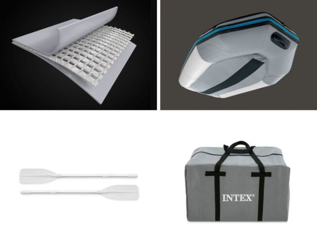 Intex Βάρκα 4 Ατόμων Mariner 4 Boat-328x145x48cm (68376NP) (4)