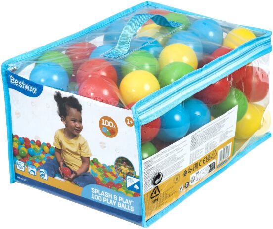 Bestway Μπάλες Splash & Play 100τμχ. (52648) (0)