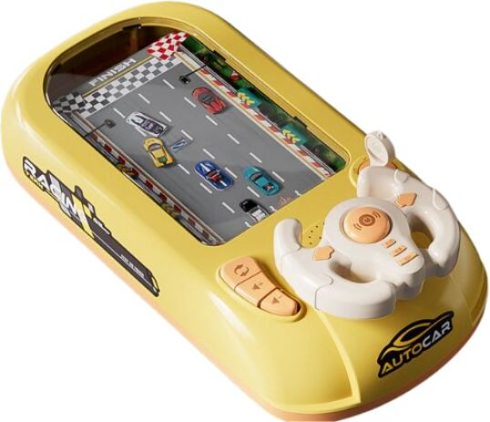 BW B/O Ηλεκτρονικό Αυτοκίνητο Με Τιμόνι-Κίτρινο With Light & Sound (RS056) (0)