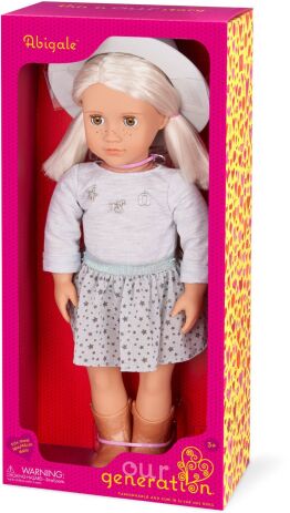 Our Generation Κούκλα Abigale With Pleated Skirt & Hat (BD31533Z) (1)