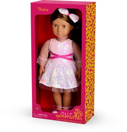 Our Generation Κούκλα Katia With Sequin Dress (BD31717Z) (1)