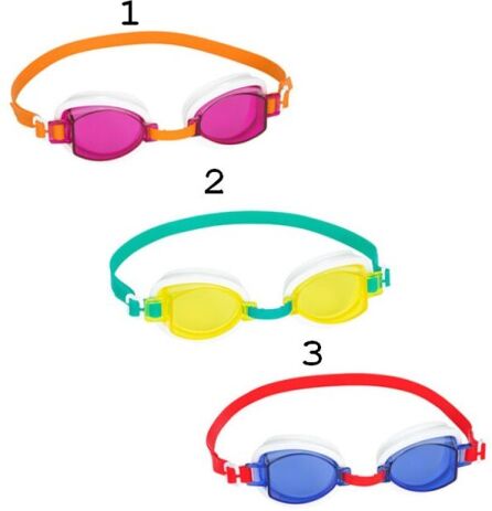 Bestway Γυαλιά Κολύμβησης-Ocean Wave-3 Σχέδια (21048) (1)
