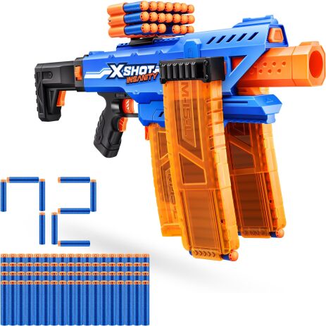 Zuru X-Shot Insanity Motorised Clip Mania 72 Darts (36786) (0)