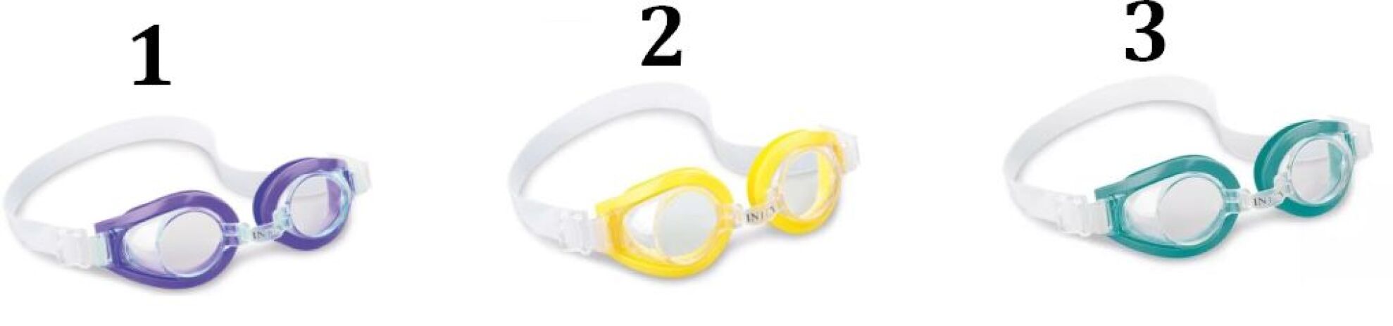 Intex Γυαλιά Κολύμβησης Play-3 Σχέδια (55601-55602-55608) (1)