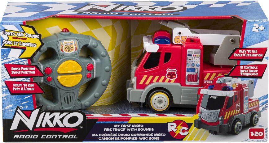 Nikko Τηλεκατευθυνόμενο My First Fire Truck With Sounds 1:20 (10232) (1)