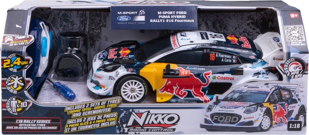 Nikko Τηλεκατευθυνόμενο Ford Puma Hybrid Rally 1 M-Sport 1:16 (10661) (1)