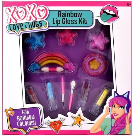 Sambro XOXO Love And Hugs Lip Gloss Rainbow Set (XOXO3-2157) (0)