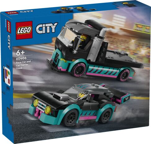 LEGO® City Race Car & Car Carrier Truck (60406) (0)