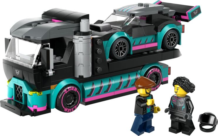 LEGO® City Race Car & Car Carrier Truck (60406) (1)