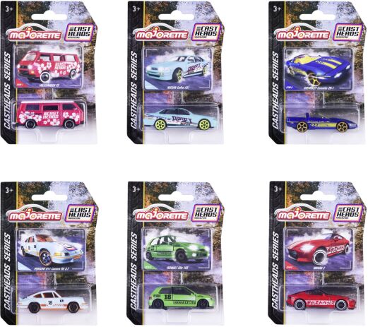 Majorette D/C Οχήματα Castheads 7.5cm-6 Σχέδια (212054210) (2)