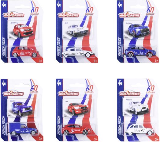 Majorette D/C Οχήματα Premium French Touch 7.5cm-6 Σχέδια (212055011) (2)