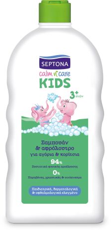 Septona Kids Calm N' Care Σαμπουάν & Αφρόλουτρο Unisex-750ml (1120010750001) (0)
