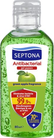 Septona Αντισηπτικό Τζελ 80ml Πράσινο Μήλο (2102030080001) (0)
