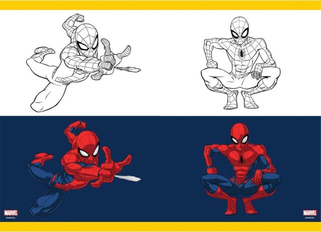 Spiderman Τετράδιο Καρφίτσα 17x24 40 Φύλλων-2 Σχέδια-1Τμχ (000508767) (2)