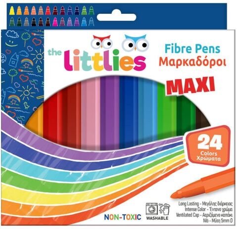 The Littlies Μαρκαδόροι Χοντροί 24Τμχ (000646230) (0)