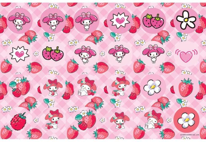 My Melody Μπλοκ Ζωγραφικής 23x33 40 Φύλλων Με Αυτοκόλλητα Στένσιλ-2 Σχέδια (000490299) (2)