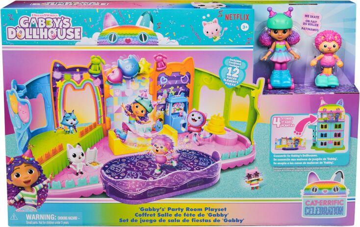 Gabby'S Dollhouse Attic & Skate Park Playset (6069755) (1)