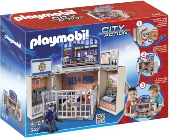Playmobil Game Box-Αστυνομικό Τμήμα (5421) (1)