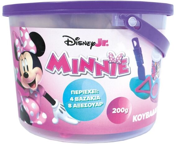 Minnie Κουβαδάκι Με 4 Βαζάκια Πλαστελίνης & Εργαλεία (1045-03633) (0)