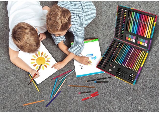 Μαθαίνω & Δημιουργώ Εργαστήριο Ζωγραφικής Deluxe 100 Αξεσουαρ (1038-82057) (3)