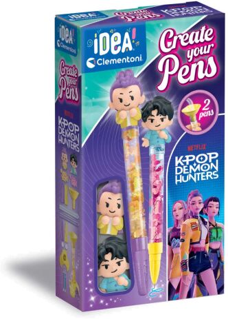 Μαθαίνω & Δημιουργώ K-Pop Demon Hunters Pen Studio Σετ 2Τμχ-3 Σχέδια (1026-18481) (0)