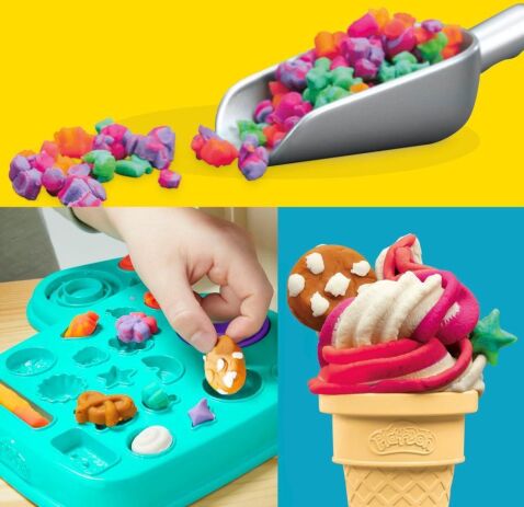 Λαμπάδα Playdoh Rainbow Ice Cream (G0028) (3)