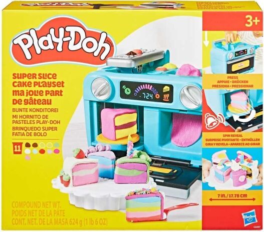 Playdoh Super Slice Cake Playset (G0497) (1)