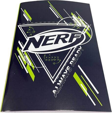 Nerf Τετράδιο 17x25 40 Φύλλων-1Τμχ (336-36400) (0)