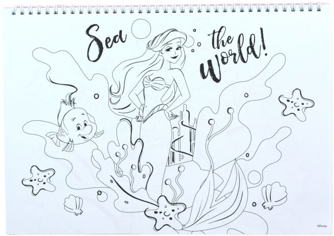 Princess Μπλοκ Ζωγραφικής Α4 Και Stickers (331-56416) (2)