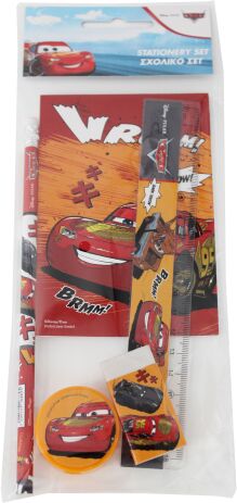 Cars Neon Σετ Σχολικό+Μπλοκ (341-33755) (0)