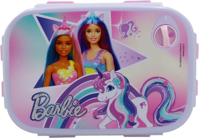 GIM Δοχείο Φαγητού (Microwave) Barbie Girl-2 Σχέδια (571-22265) (0)
