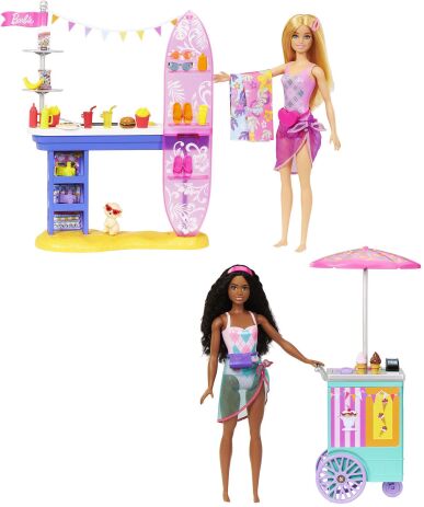 Barbie Beach Boardwalk Set (HNK99) (0)