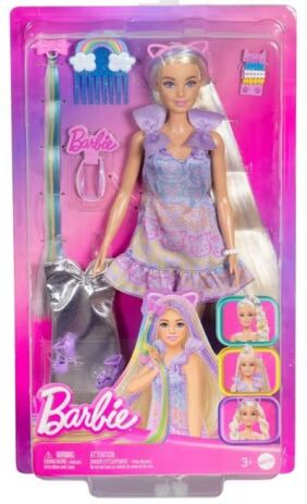 Barbie Κούκλα Fun And Fancy Μακριά Μαλλιά (JCT72) (1)