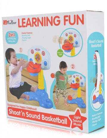 BW Basketball Shoot N'Sound B/O Learning Fun (33860) (1)