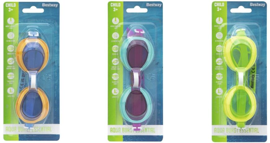 Bestway Γυαλιά Κολύμβησης High Style-3 Σχέδια (21002) (2)