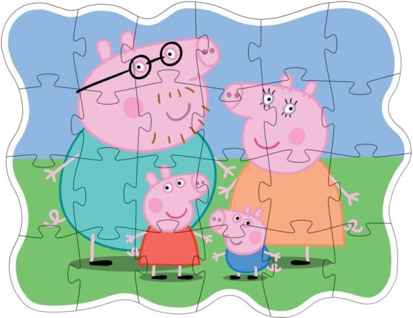 BRT Peppa Pig & Family Deco Παζλ 24τμχ (8951) (1)