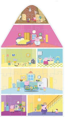 BRT Peppa Pig House Deco Παζλ 39τμχ (8952) (2)