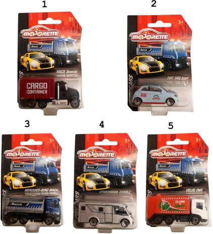 Majorette D/C Οχήματα Πόλης 7.5cm-5 Σχέδια  (212057500) (1)