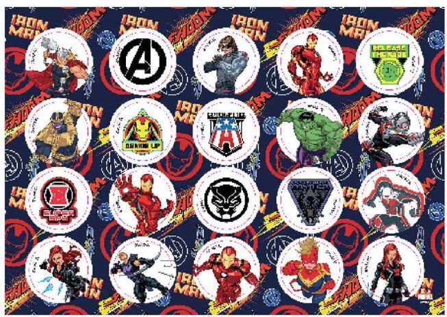 Iron Man Μπλοκ Ζωγραφικής 23x33 40 Φύλλων Με Αυτοκόλλητα Στένσιλ-2 Σχέδια-1 Τμχ (000506304) (1)