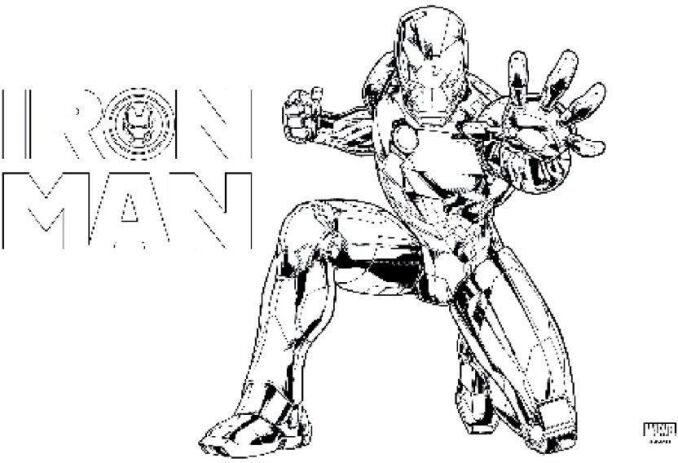 Iron Man Μπλοκ Ζωγραφικής 23x33 40 Φύλλων Με Αυτοκόλλητα Στένσιλ-2 Σχέδια-1 Τμχ (000506304) (3)
