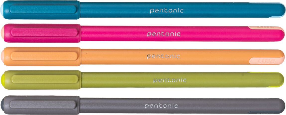 Pentonic Στυλό Stick 0.7 Μπλε-5 Σχέδια-1Τμχ (12490050-12490052) (0)