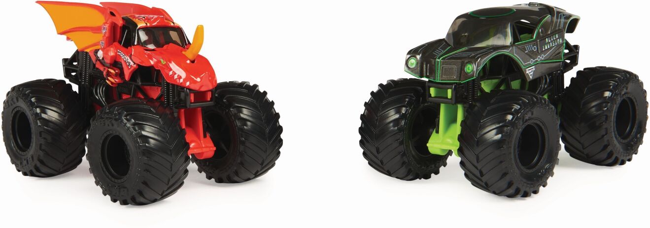 Monster Jam Mini Όχημα 1:64 2Τμχ-6 Σχέδια (6064128) (0)