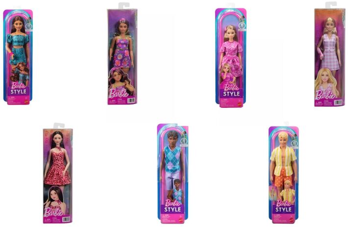 Barbie Fashionistas-7 Σχέδια (HPF76) (2)