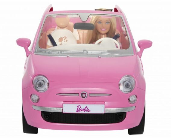 Barbie Fiat 500cc & Κούκλα (HRG59) (4)