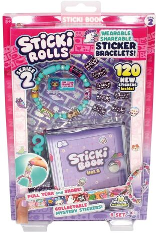 Sticki Rolls Βραχιόλι Με Αυτοκόλλητα & Άλμπουμ-2 Σχέδια (1863-20001) (0)