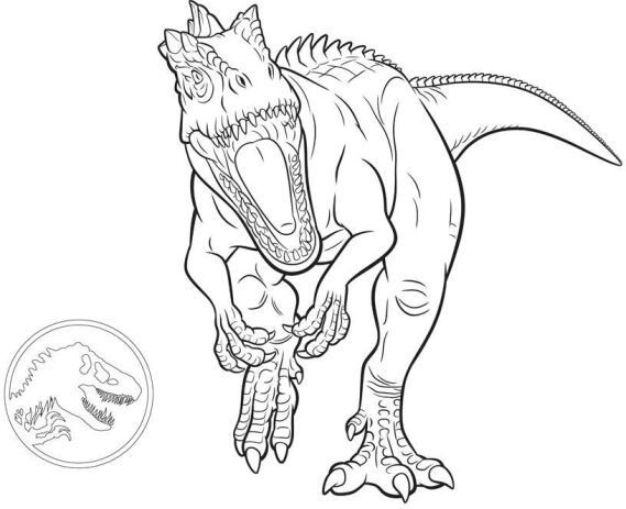 Jurassic World Μπλοκ Ζωγραφικής 23x33cm 40 Φύλλων 2 Σχέδια-1Τμχ (000572018) (3)