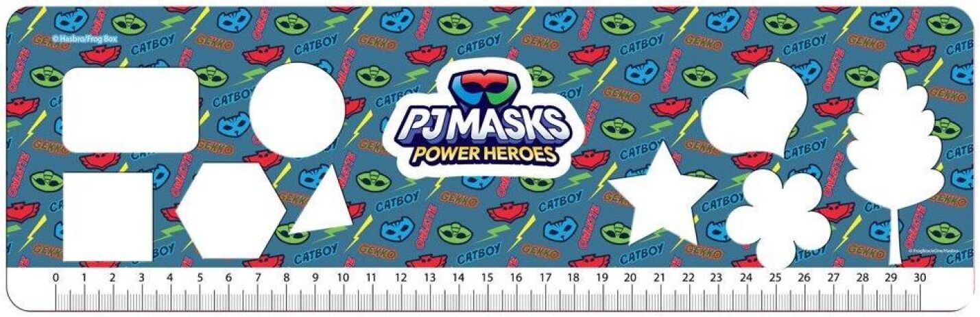 PJ Masks Μπλοκ Ζωγραφικής 23x33cm 40 Φύλλων Με Αυτοκόλλητα Στένσιλ-2 Σχέδια (000484312) (1)