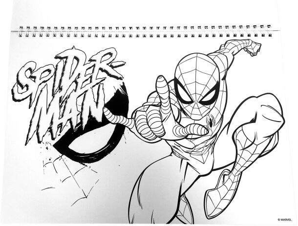 Spiderman Amazing 2 Μπλοκ Ζωγραφικής Α4+Stickers-40 Φύλλα (337-11416) (2)