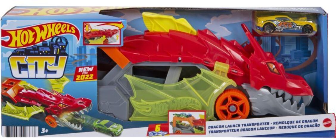 Hot Wheels Νταλίκα Δράκος (GTK42) (1)